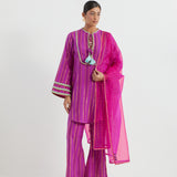 GULABI KURTA SET