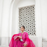 GULABI KURTA SET