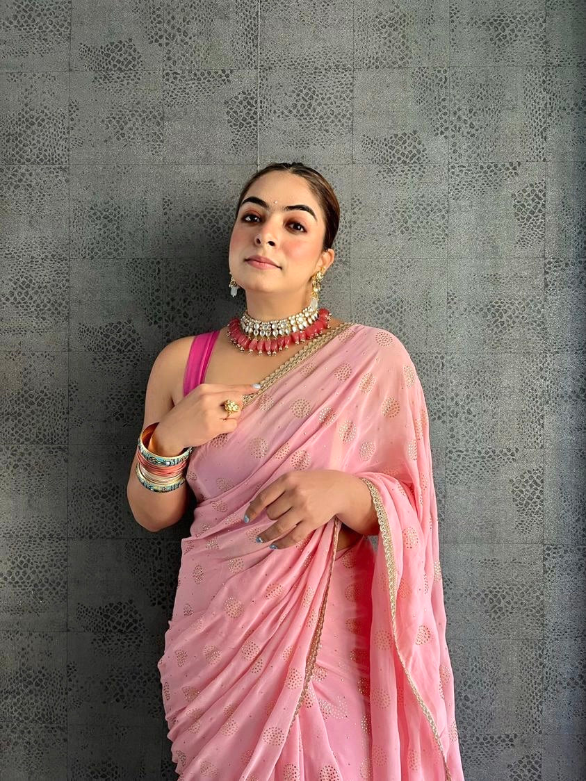 GURLEEN GAMBHIR IN OUR.  ROSE SAREE
