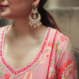 PEACH ROSE KURTA SET
