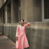 PEACH ROSE KURTA SET