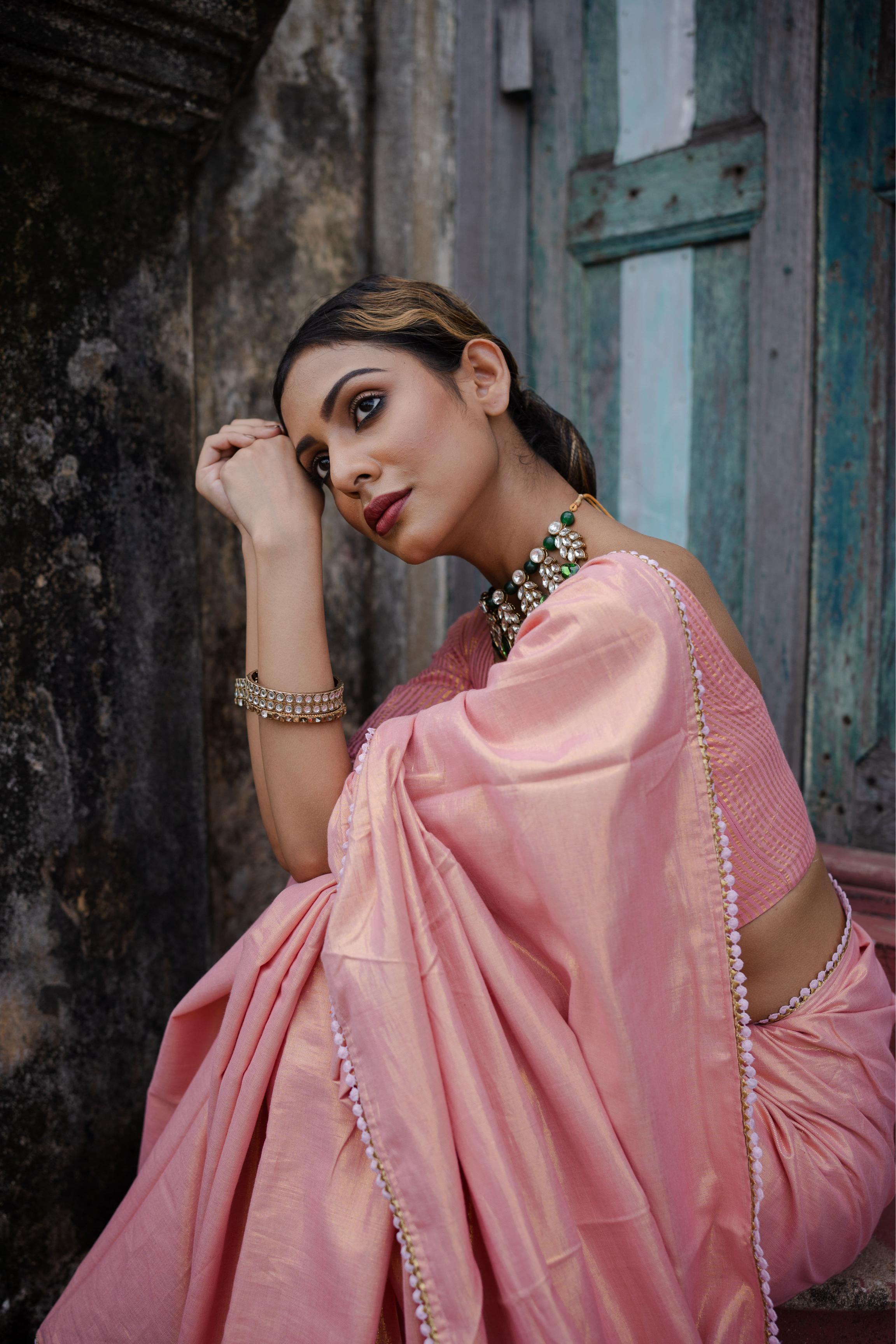 BLUSH SAREE
