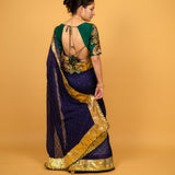 RADHIKA BHARDWAJ IN OUR NEEL SITARA SAREE