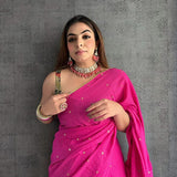 ISHA BORAH IN OUR                RANI PINK TOHFA SAREE