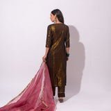 EMBER ZARI KURTA SET