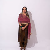 EMBER ZARI KURTA SET
