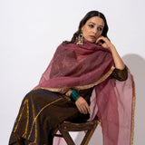 EMBER ZARI KURTA SET