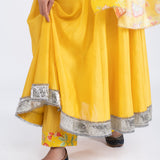PEELA GULAB ANARKALI SET