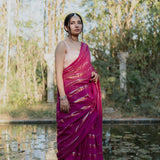 CHARMY PLUM SAREE