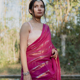 CHARMY PLUM SAREE