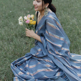 ASH GREY SAREE