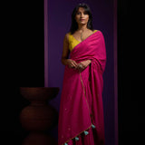 ISHA BORAH IN OUR                RANI PINK TOHFA SAREE