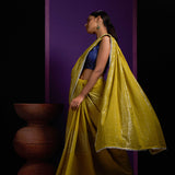 ISHA BORAH IN OUR          YELLOW SHINE SAREE