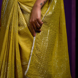 ISHA BORAH IN OUR          YELLOW SHINE SAREE