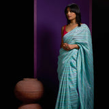 SHUKHMANI GAMBHIR IN OUR BLUE SAREE