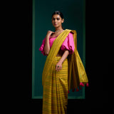 PEELI SAREE