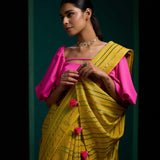 PEELI SAREE