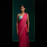 NOORI ROSE PINK SAREE